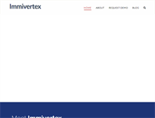Tablet Screenshot of immivertex.com